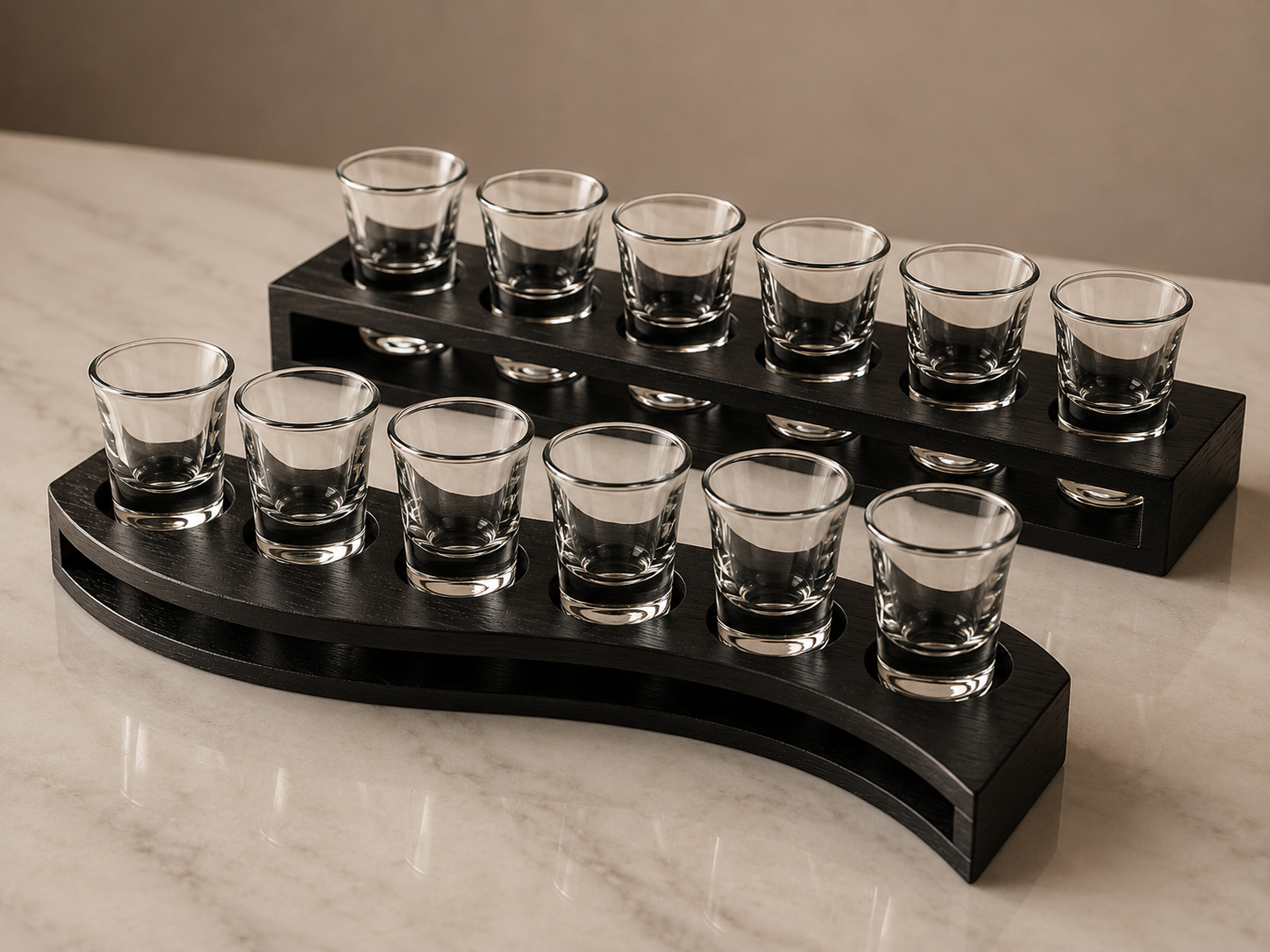 Shot Glass holder (black)